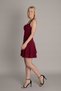 Women's Degaje Collar Halter Neck Flounce Dress - 4