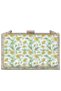 Women Transparent Floral Print Clear Clutch Bag - 2