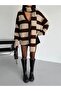 Striped Cardigan Scarf Combination Soft Knitwear - 4