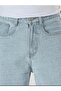 Light Blue Men's Jean Trousers Relaxed Fit Straight Leg Casual Jeans - 4