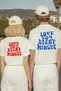T-Shirt Valentine's Day (Valentine's Day) February 14 Couple Combination T-Shirt 2-Pack Price Love You Printed