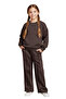 Girl's Stone Decorated 2-Strand Top and Bottom Set 4-12 Years 12514 - 2