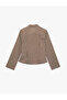 Long Sleeve Classic Collar Slim Fit Viscose Striped Shirt - 5