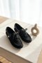 Laisla Black Suede Beaded Detailed Ballerina Shoes - 2