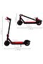 Adult Red Electric Scooter - 250W Motor, App Control, 10" Honeycomb Tires & Front Suspension - 3