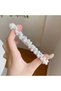 Cinderella with Crown Figure and Zircon Stones, Ballerina Princess Buckle, Horsetail, Children's Rubber Buckle with Pearl Bun - 2