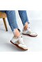 Marje White Leather Lace-Up Sneakers - 4
