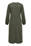 Textured Knitted Fabric Winter Dress 2511-03 Khaki - 8