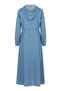 Tensel Fabric Hooded Zippered Robe 1601-01 Blue - 8