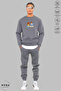 Unisex Double Love Printed Crew Neck Hoodless Oversized 100% Cotton Combed Cotton Sweatshirt - 2