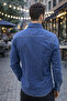 Men's Blue Color Denim Shirt - 3