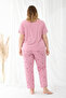 Women's Plus Size Comfortable Pajama Set – Soft Textured, Comfortable Loungewear - 5