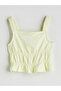 Sparkling Choices Square Roba Collar Girls' Crop Blouse from Shining Store