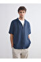 Esvab • Modern & Distinctive Standard Fit Cuban Roba Collar Short Sleeve Men's Shirt - 7