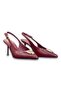 Women's Gold Buckle Detailed Stiletto - 4
