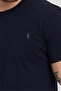 Men's Basic Crew Neck Cotton Regular Fit 3-Pack T-Shirt Gray-Navy Blue-Claret Red - 7
