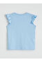 M&B Collection Blue Printed Girl's Shorts Pajama Set - 4