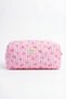 Pink Bow Striped XL Size Bag Travel Bag for All Hair Styling Needs - 2
