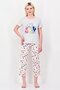 Women 2 Pieces Graphic Print T-Shirt And Shorts Pajama Set, Multicolor