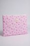 Pink Bow Striped XL Portfolio Bag Compatible with MacBook and Tablet - 2