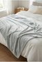 Double Soft Plush Blanket Bedspread Warm and Soft 200X220