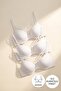 Tayla unpadded unsupported 3-piece economic package stylish bra