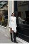Women's Shawl Collar Tie-Up Jacket Dress - 6