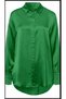 Trend Green Satin Shirt - 3