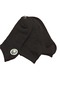 12-Piece Men's Plain Black Ankle-Length Socks
