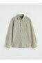 Lcw Kids Khaki Boys' Striped Poplin Shirt