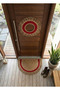 Rustic Jute Welcome Set of 2 Natural Door Mat Door Decoration Wreath Semicircular Doormat - 2