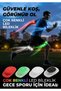 Night Running Wristband: Waterproof, 2 Functions, Lighted Safety Band