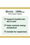 BIOTIN 1000MCG 100 TABLETS - 3