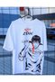 Jujutsu Kaisen Anime Toji Fushiguro Not Zenin Oversize Printed T-Shirt - 2