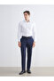 Slim Fit Long Sleeve Striped Gabardine Men's Shirt - 2