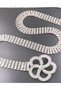 Circle Ring Model Vip Women's Silver Plated Belt Body Accessory - Wedding Engagement Evening Dress Top - 6