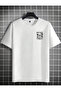 West Coast Back and Front Printed Oversize Combed Cotton Tshirt - 2