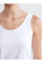 Lcw Dream White U Neck Women's Undershirt - 5