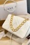 Chain Bag Handle and Front Bag Chain Ornament with Gold Color Accessories – Metal Strap with Spring Ring 40 cm - 3