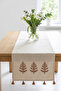 100% Cotton Buldan Handwoven Tassel Runner - Decorative Tablecloth with Natural Woven Pine Tree Pattern - 6