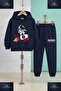 Children's Unisex Astronaut on the Shuttle 3-Piece Hooded Tracksuit Set - 4
