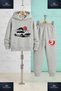 Children's Unisex Car Tokyo Mountain Front 3-Piece Hooded Tracksuit Set - 3