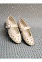Women's Comfortable Fit Ballerinas with Stone Detailed Buckle - 2