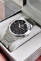 Premium Men's Wristwatch – 42mm Slim Case |   Complete Steel Case-Cord |   Modern & Stylish Design. - 5