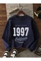 Women's United States 1997 Printed Crew Neck Oversize Sweatshirt - 2