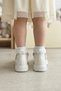 Girl's Ballerina Shoes |   Number 20-25 |   Velcro - Orthopedic - Stylish Shoes with Rabbit Detail - 3