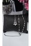 Zircon Stone Guardian Angel Crescent Model Silver Color Steel Non-Tarnish Necklace - 4