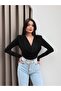 Zr Model Front Draped Collar Blouse - 2