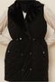 Waist-Tieded Quilted Vest 46218 - 3