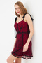 Corset Detailed Strappy Mini Evening Dress - 9